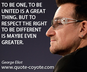 Bono To Be One To Be United Is A Great Thing But To Resp