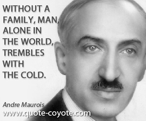 Cold quotes - Without a family, man, alone in the world, trembles with the cold.